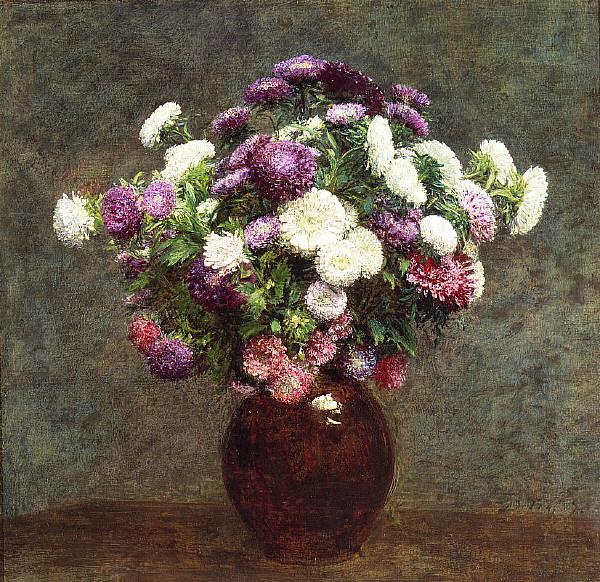 Henri Fantin-Latour Asters in a Vase oil painting image